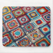 Granny Square gehaakte quilt Muismat (Voorkant)