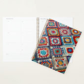 Granny Square gehaakte quilt Planner (Display)