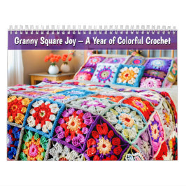 Granny Square Joy – A Year of Colorful Crochet Kalender