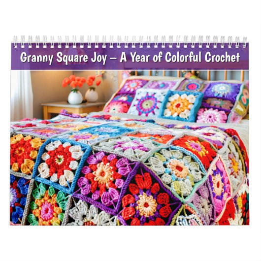 Granny Square Joy – A Year of Colorful Crochet Kalender (Hoes)