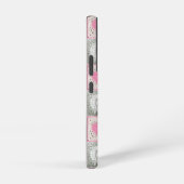 Granny Square Quilt met harten en schapen Samsung Galaxy Hoesje (Rechterkant)