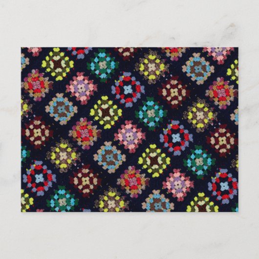 Granny Squares Briefkaart (Voorkant)