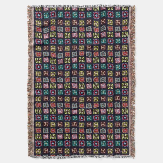 Granny Squares Deken (Voorkant Verticaal)