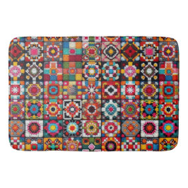 Granny Squares Haak Patroon Deken Print Badmat