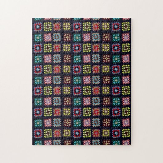 Granny Squares Legpuzzel (Verticaal)