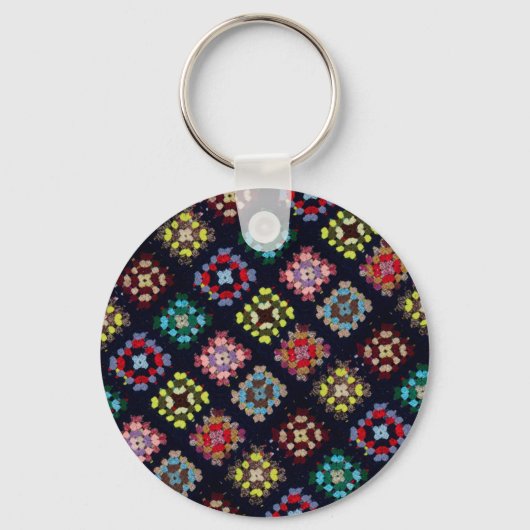 Granny Squares Sleutelhanger (Voorkant)