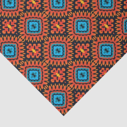 Granny Squares Tissuepapier (Detail)