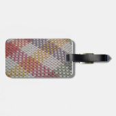 Granny Stitch Crochet Pooling Bagagelabel (Achterkant horizontaal)