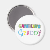 Granny T-shirts en Gifts. Magneet (Voorkant / Achterkant)