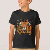 Granny Thanksgiving Leopard Pompoen Coquette Bow M T-shirt (Voorkant)
