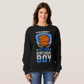 Granny van de Basketball familie van de Birthday B Trui (Voorkant volledig)