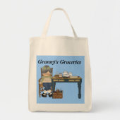 Granny's Boodschappen canvas tas (Voorkant)