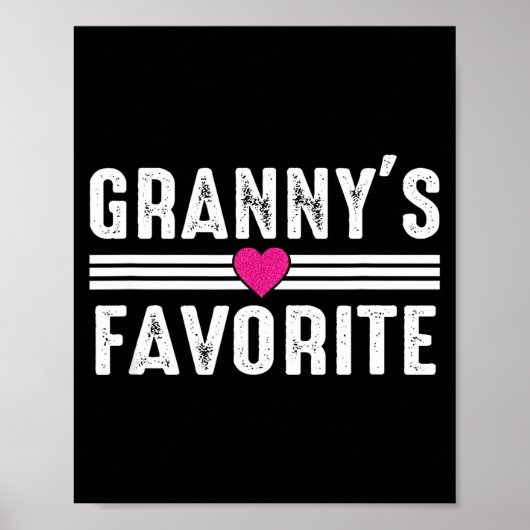 Granny's Favorite Poster (Voorkant)