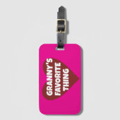 GRANNY'S FAVORITE THING  BAGAGELABEL (Voorkant (verticaal))