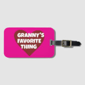 GRANNY'S FAVORITE THING  BAGAGELABEL (Voorkant (horizontaal))