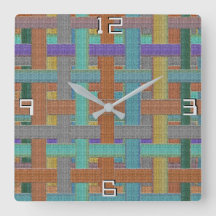 Granny's gekleurde "gipsplaat", met canvas