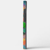 Granny's gekruiste roodachtige strips met geweven Case-Mate iPhone case (Achterkant / Links)