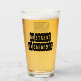 Granny's Hideout Beverage Glass Glas