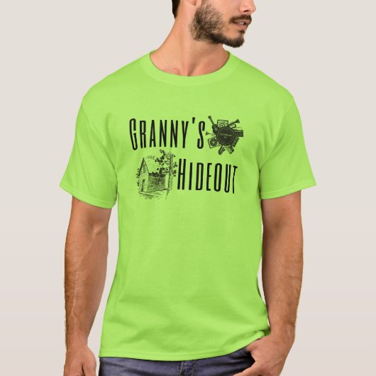 Granny's Hideout Klinken van Natuur T-shirt (Voorkant)