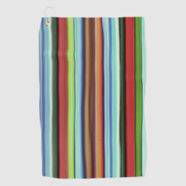 Granny's kleurrijke strepen, met zacht ruw golfhanddoek