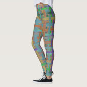 Granny's kleurrijke "vlecht" met canvas leggings (Links)