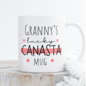 Granny's Lucky Canasta Mok - Personaliseerbaar