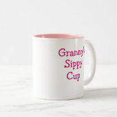 Granny's mok voor een kopje koffie (Voorkant rechts)