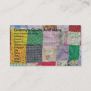 Granny's quilts en nog veel meer visitekaartje