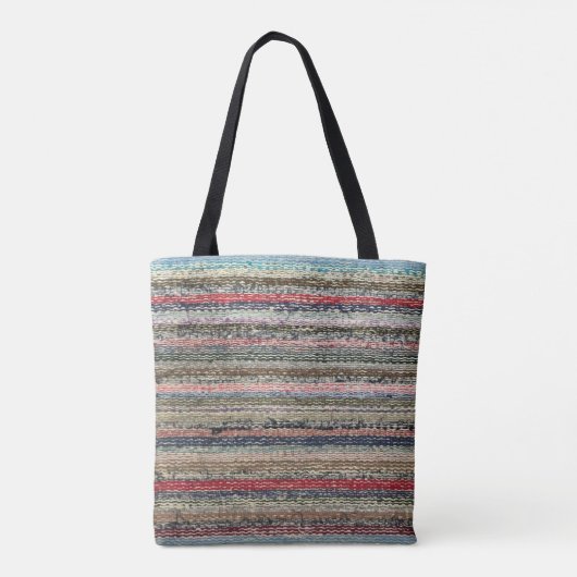 Granny's Rag Rug Tote Bag (Achterkant)