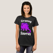 Grannysaurus Granny Dinosaur  Dino Mother's Day T-shirt (Voorkant volledig)