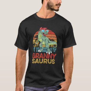 Grannysaurus T Rex Dinosaur Vintage Granny Saurus T-shirt