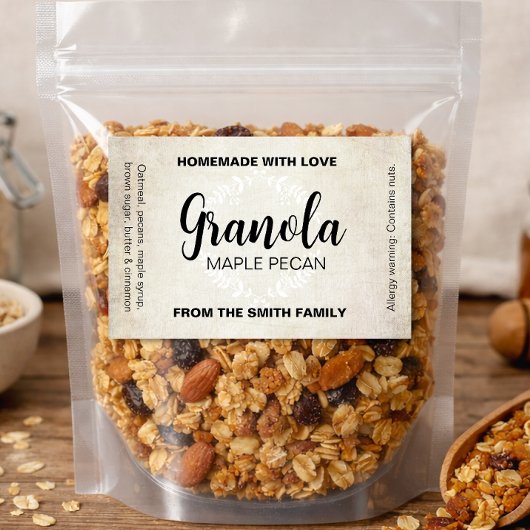 Granola Aanpasbaar Eigen Etiket Gran001brt