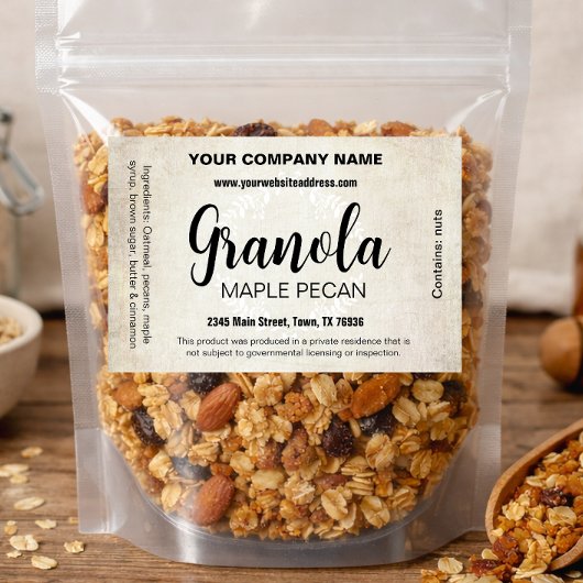 Granola Aanpasbaar Eigen Etiket Gran001cbbrt
