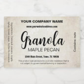 Granola Aanpasbaar Eigen Etiket Gran001cbbrt (Enkel label)