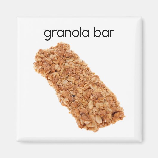 Granola Bar-koelkast Magnet (Voorkant)