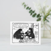 granola-beren briefkaart (Staand voorkant)