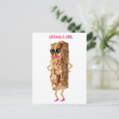 Granola Girl Briefkaart (Staand voorkant)