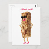 Granola Girl Briefkaart (Voorkant / Achterkant)