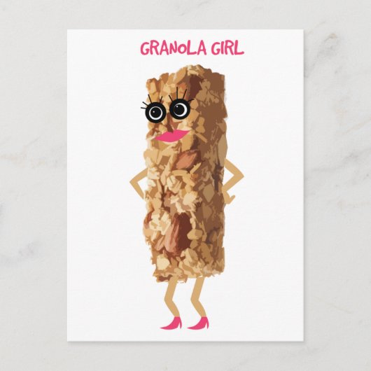 Granola Girl Briefkaart (Voorkant)