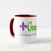 Granola: Meisje opgevoed bij de New Orleans Cup Mok (Voorkant links)