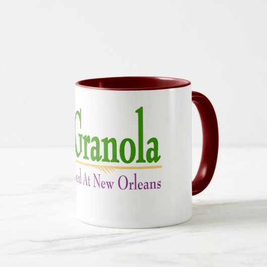 Granola: Meisje opgevoed bij de New Orleans Cup Mok (Voorkant rechts)