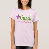 Granola: Meisje opgevoed in New Orleans T-Shirt (Voorkant)