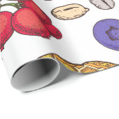 Granola, muesli, naadloos patroon. Haver schildert Cadeaupapier (Rol Hoek)