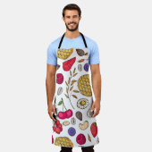 Granola, muesli, naadloos patroon. Haver schildert Schort (Gedragen)