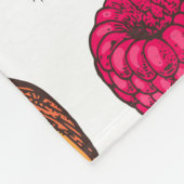 Granola,  muesli seamless pattern. Oat flakes hand Fleece Deken (Hoek)