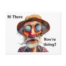 Granpa gezegde Hi en vragen Hoe gaat het? bewerkba