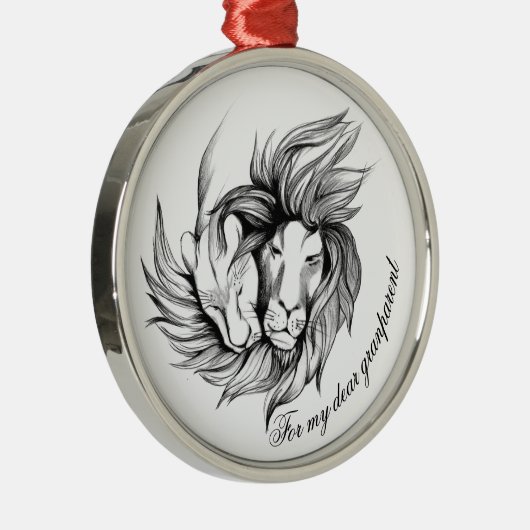 Granparent in love Ceramic Ornament (Rechts)