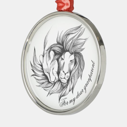 Granparent in love Ceramic Ornament (Links)