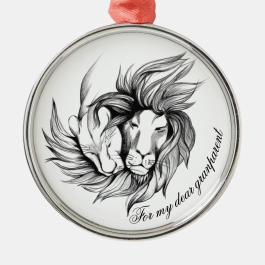 Granparent in love Ceramic Ornament (Voorkant)