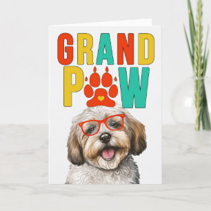 GranPAW Havanese HOND Grappige Grootouders Dag Feestdagen Kaart